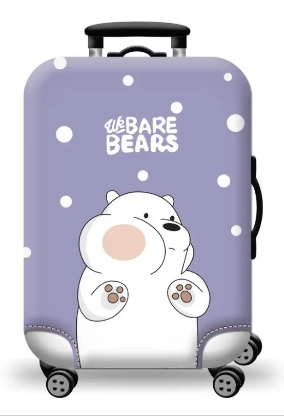 1PC 18"-32'' Cute Bear Elastic Travel Luggage Cover Suitcase Protective Case Protector