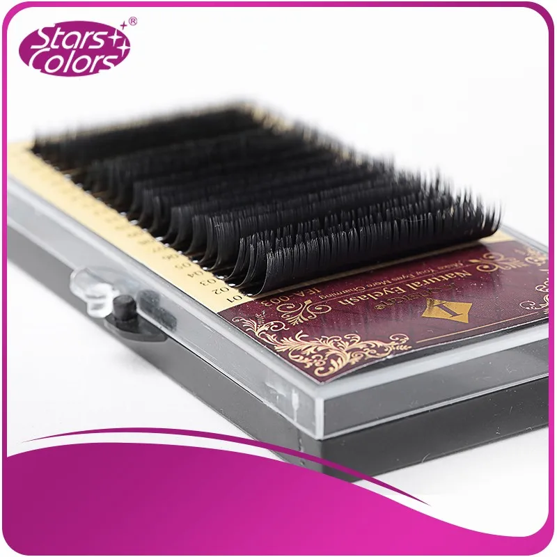 Linhas de Alta Qualidade de Vison Chicote do Olho 7 para 15mm Bandejas Tamanho 20 Sintético Cílios Individuais Naturais Falso Maquiagem 5 - Lot Mix 5 Cílios postiços
