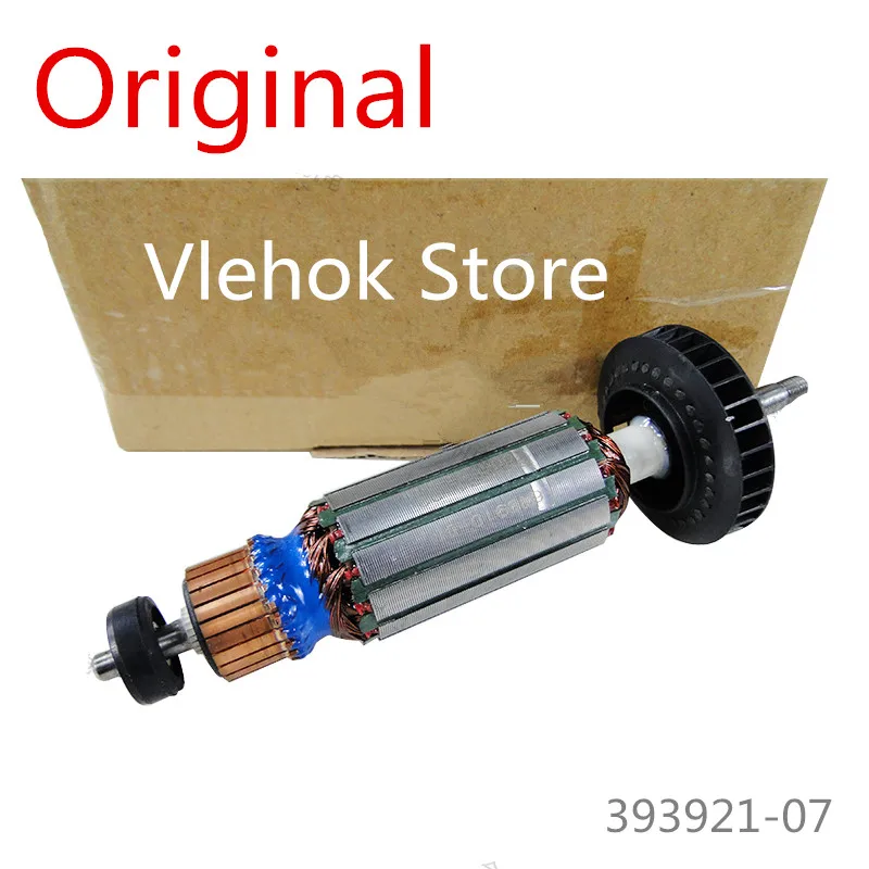 Якорный ротор для угловой шлифовальной машины Dewalt DW824 DW821 DW456K DW456 D28154 D28153 DW818 393921