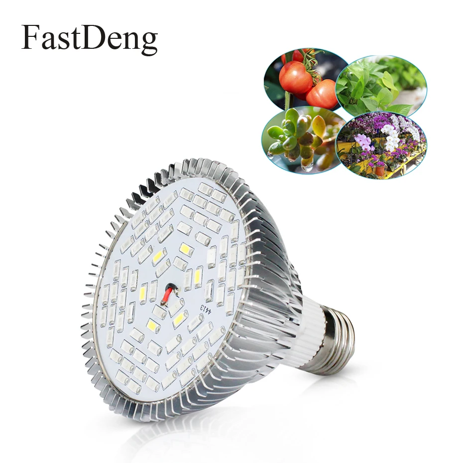 

Phyto Lamp Full Spectrum Led Grow Light 50W 80W 30W Growing Lamps E27 LED Grow Light Lamp For Flower Plant Hydroponics System