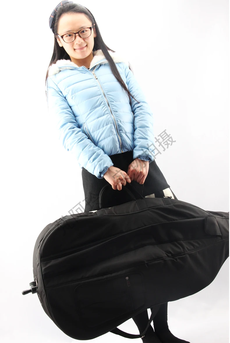Виолончель рюкзак утолщенной водонепроницаемый фортепиано коробка двойной плечи виолончель мешок можно положить лук оценка