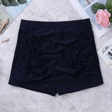 Высокая Талия Ruched Для женщин шорты плюс Размеры Плавание одежда Плавание костюм краткое купальные костюмы женские боксеры Плавание ming Мужские Шорты для купания плавание плавки