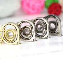 Брелок для ключей wankel, новинка,, креативные автозапчасти, модель, полый автомобильный двигатель, вращающаяся, крутящаяся, ротор, брелок