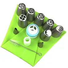 13 шт. кондитерский хомут для насадок насадки для кондитерского мешка наборы из нержавеющей стали Форма для торта Роза крем формы для выпечки кекс украшения торта