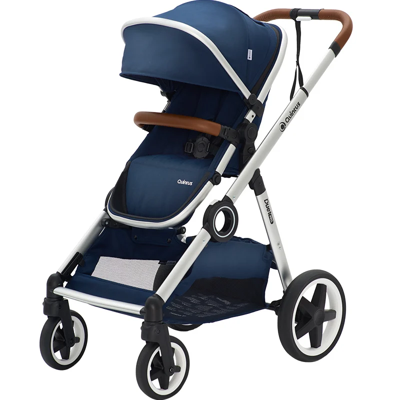 Quantus/Qtus Quintas, детская коляска с высоким пейзажем, двойная, двойная, детская коляска, может сидеть, лежа, светильник для новорожденных, портативная коляска