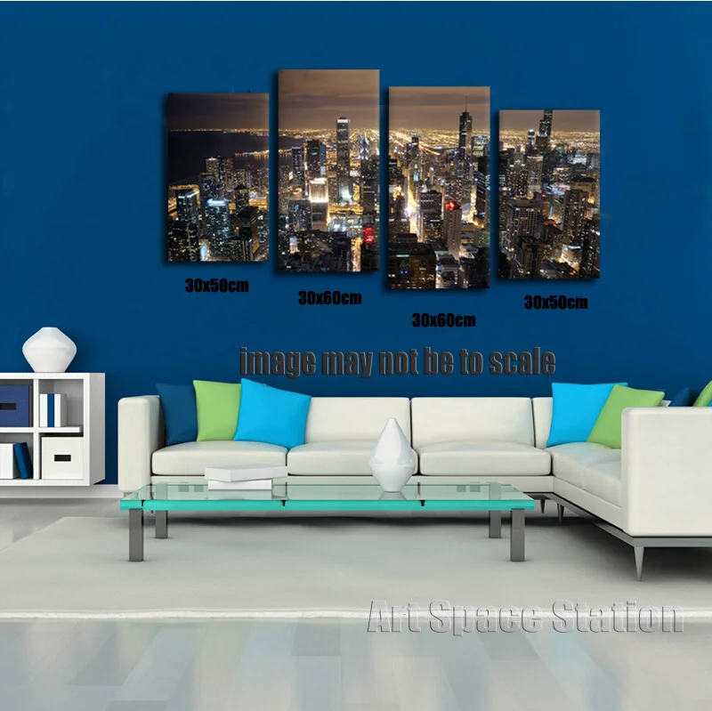 Giant Wall Art aliexpress : buy chicago skyline giant wall art home decor hd Giant Wall Art aliexpress : buy chicago skyline giant wall art home decor hd