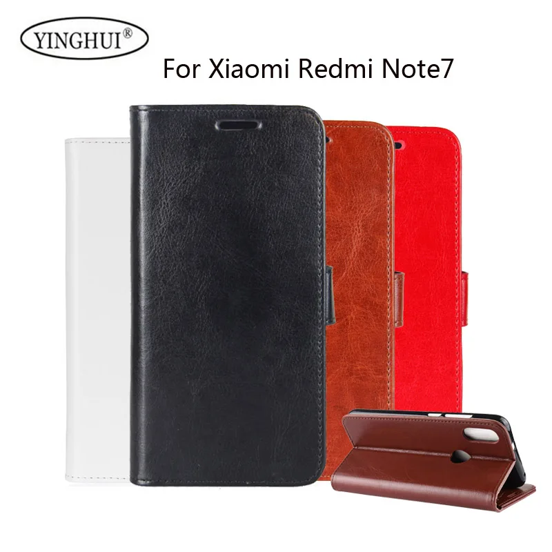 

For Xiaomi Redmi Note 7 Case Cover Flip PU Stand Case Book Style Phone Bag Soft TPU Cover For Xiaomi Redmi Note 7