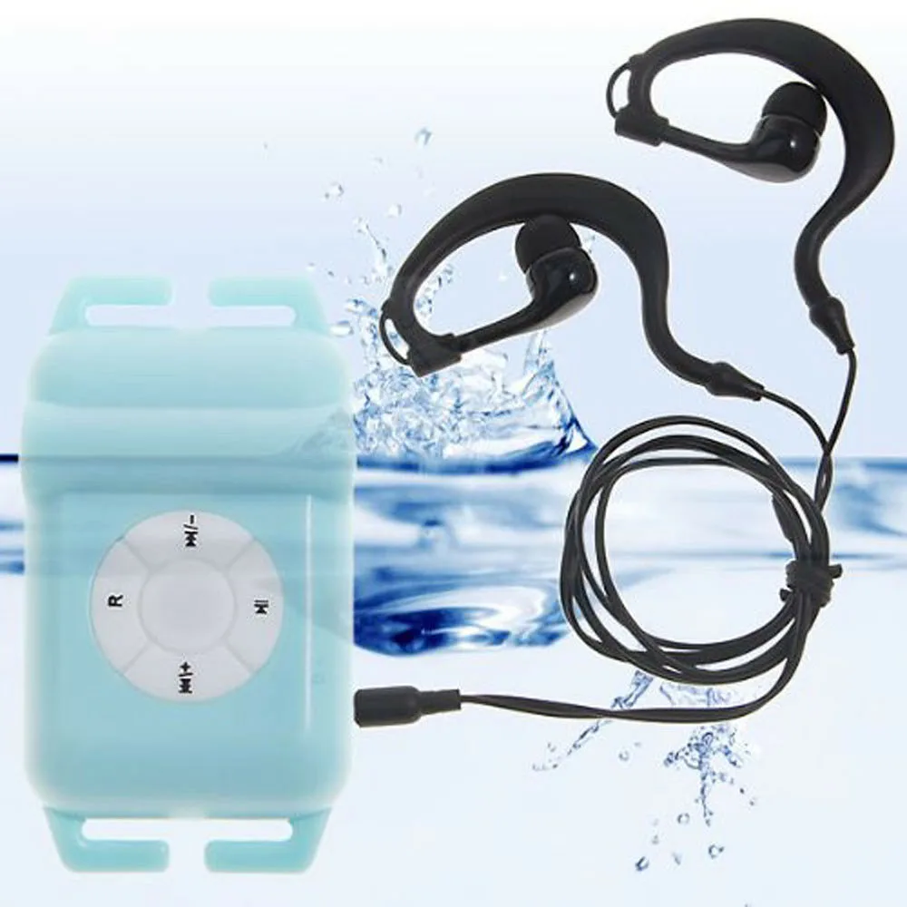 

003 IPX8 Waterproof MP3 4GB/8GB Music Player FM Radio Swimming Running Surfing SPA Underwater Playing Songs MP3 Player