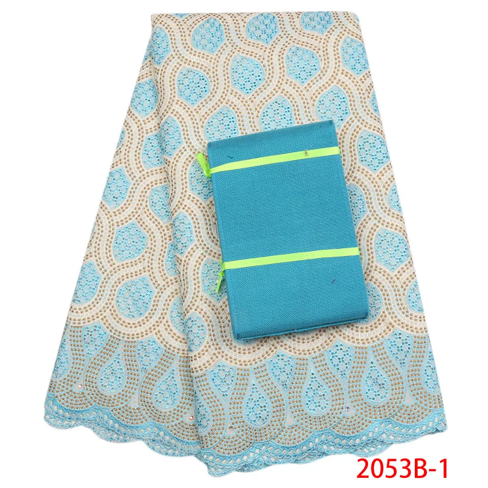 

Cotton Lace Fabric African Lace Fabric 2018 Swiss Voile Lace In Switz Embroidered Dry Cotton Lace Fabric With Aso Oke QF2053B