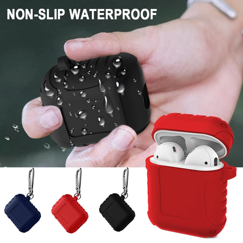 

TPU Silicone Case For Apple Airpods Luxury Charging Cover Accessories with Hook For Air Pods Pod Coque Fundas For Airpod Gifts