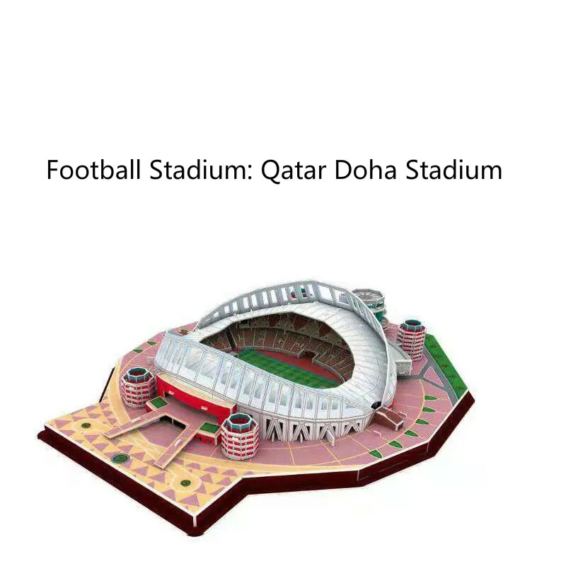 2019 новый футбольный стадион модель головоломки 17 моделей футбольных фанатов сувенир Дети DIY паззлы