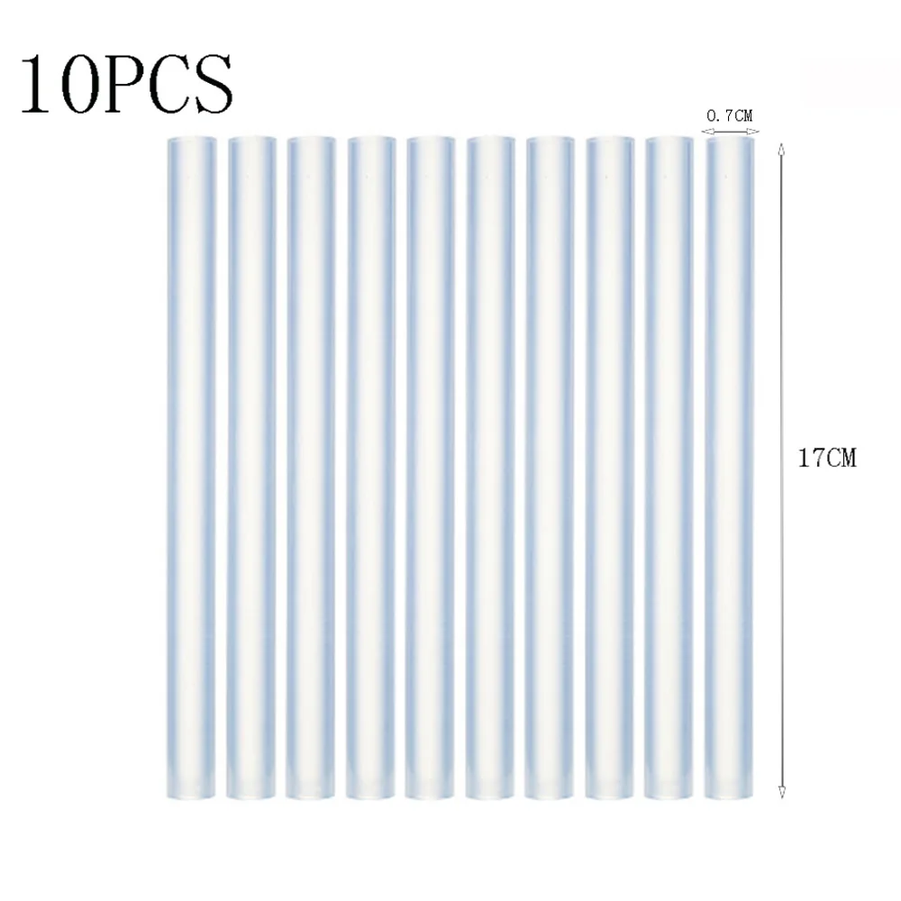 10PCS 40W 110 V-240 V горячего расплава клея пушка с 7 мм* 100 мм Клеевые стержни DIY термо мини клей пистолет ремонт тепловой инструмент - Цвет: 10PCS