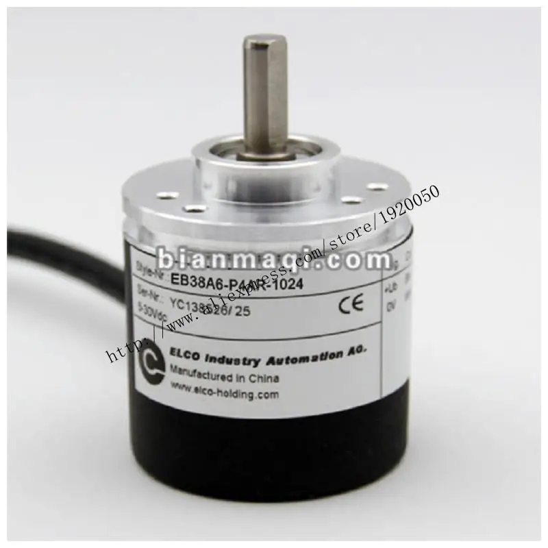 

Elco ELCO EB38A6-P4AR-1024 rotary encoder shaft diameter 6mm outer diameter of 38mm 1024 line