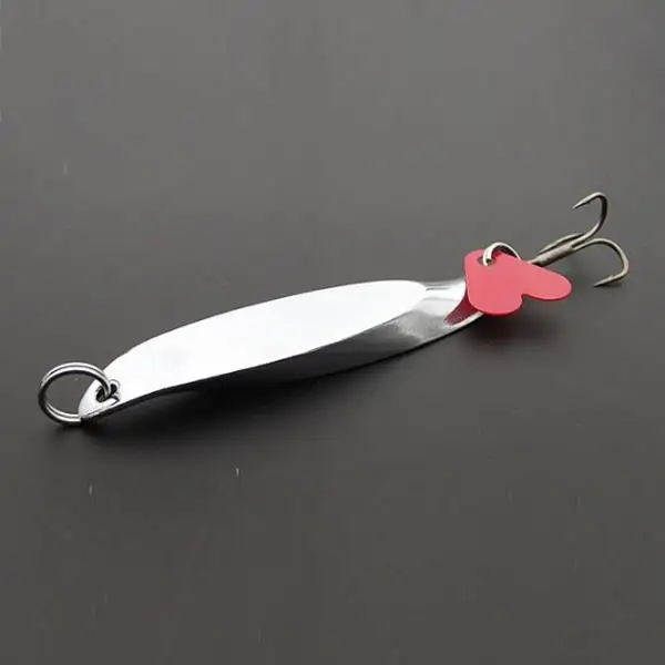 

10g Fishing Spoon Lure Salt Treble Tackle Hook Crankbait Spinner Baits