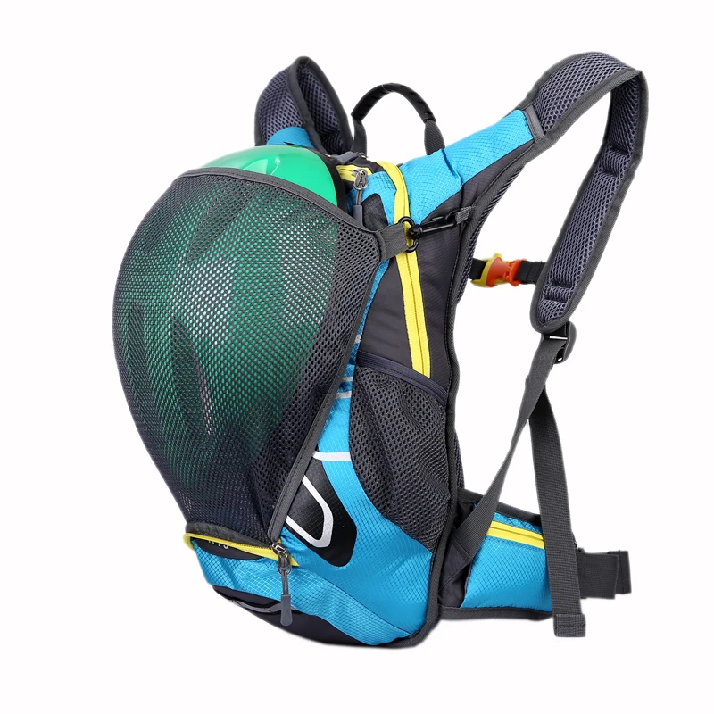 

New Breathable Motorcycle Backpack Men Waterproof Nylon Travel Bag Reflective Safety Backpack Helmet Bag Riding Shoulder Bag
