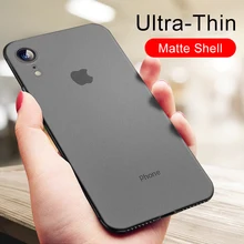 0,4 мм ультра тонкий PP мягкий чехол для iphone X XR XS Max полный противоударный чехол для iphone 6 6s 7 8 PLus матовый защитный чехол