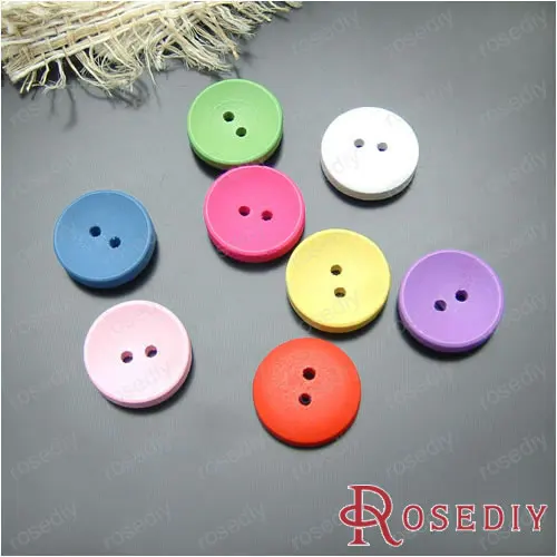 

Оптовая продажа 14.5*3 мм случайный смесь цветов круглая кнопка дерево экологически чистый Бусины и бисер DIY ювелирных изделий Интимные аксессуары 50 шт. (JM5199)