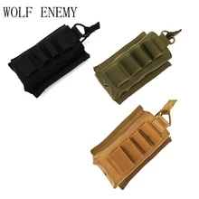 Wolf Enemy 600D нейлон один открытый модуль для снаряжения 5,56 мм подсумок для журналов с 4 патронов 12 Калибр гильза Гладкоствольного ружья