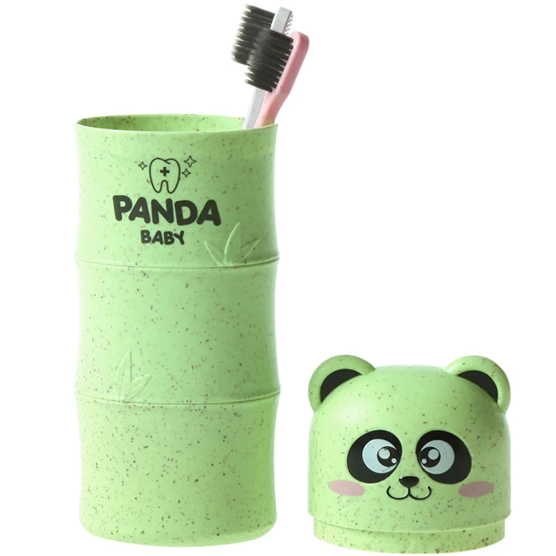 Cute Candy color Plastic Travel Portable Eco friendly Bathroom Tumblers