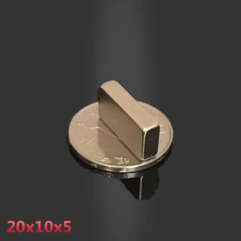 20pcs neodymium 20x10x5 mm N35 Small Square power Strong 20*10*5mm Rare Earth