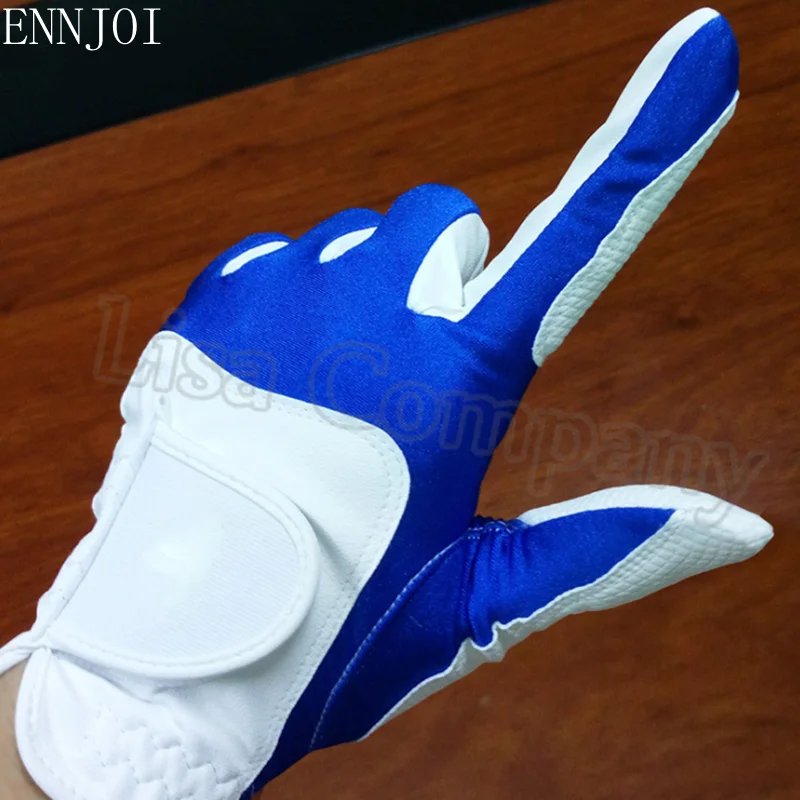 Один нескользящий дышащий износостойкий солнцезащитный крем для мужчин и женщин гранулы суперволоконная ткань ПУ перчатка для гольфа спортивные перчатки