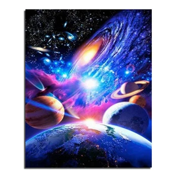 

Starry sky 40x50 Wholesale DIY Diamond Painting Home Decoration Rhinestone Wall Stickers Embroidery Needlework