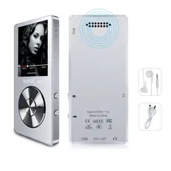 Оригинальный металлический MP3 плеер без потерь HiFi MP3 музыкальный плеер с высоким качеством звука динамик электронная книга fm-радио, часы