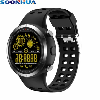 

SOONHUA Luminous Dial Smartwatch Low Battery Reminder Alarm Clock Stopwatch Sports Data Storage Remote Camera For IOS Android
