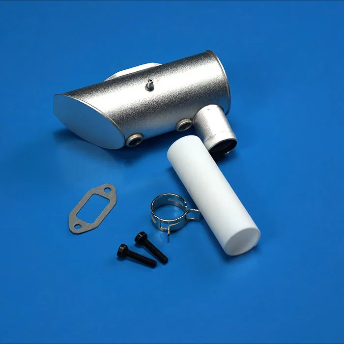 Double Holes Exhaust Pipe for DLE111 Gasoline/Petrol Enginein Parts