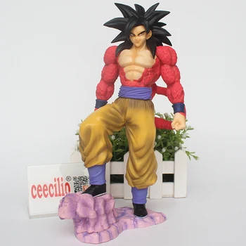 

Anime Dragon Ball GT Son Goku Statue PVC Action Figure Super Saiyan 4 goku Collectible Model Toy 26cm