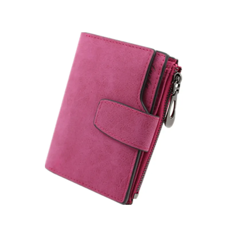  Solid Vintage Matte Women Wallet Fashion Small Female Purse Floral Carteras Mujer Femininas short wallet purse 