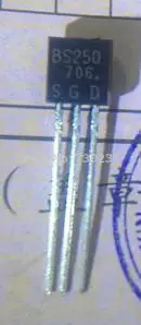 

Free Shipping One Lot 10Pcs BS250 P Channel MosFET TO-92 New (FQ51)