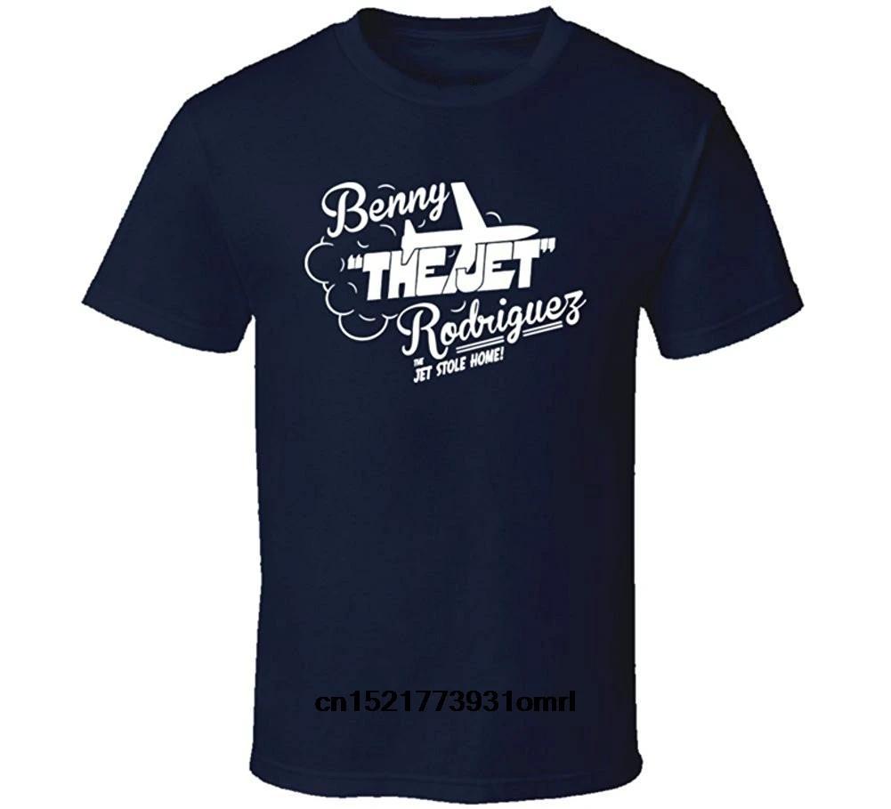 Gildan Men t shirt Benny the Jet Rodriguez Sandlot Cool Vintage Baseball Printed Graphic Tops Navy Blue women | Мужская одежда