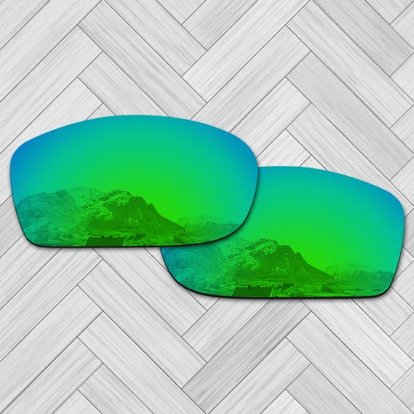 E.O.S 20+ варианты линз Замена для высококачественные солнцезащитные очки OAKLEY пятерки в квадрате солнцезащитных очков - Цвет линз: Emerald Green
