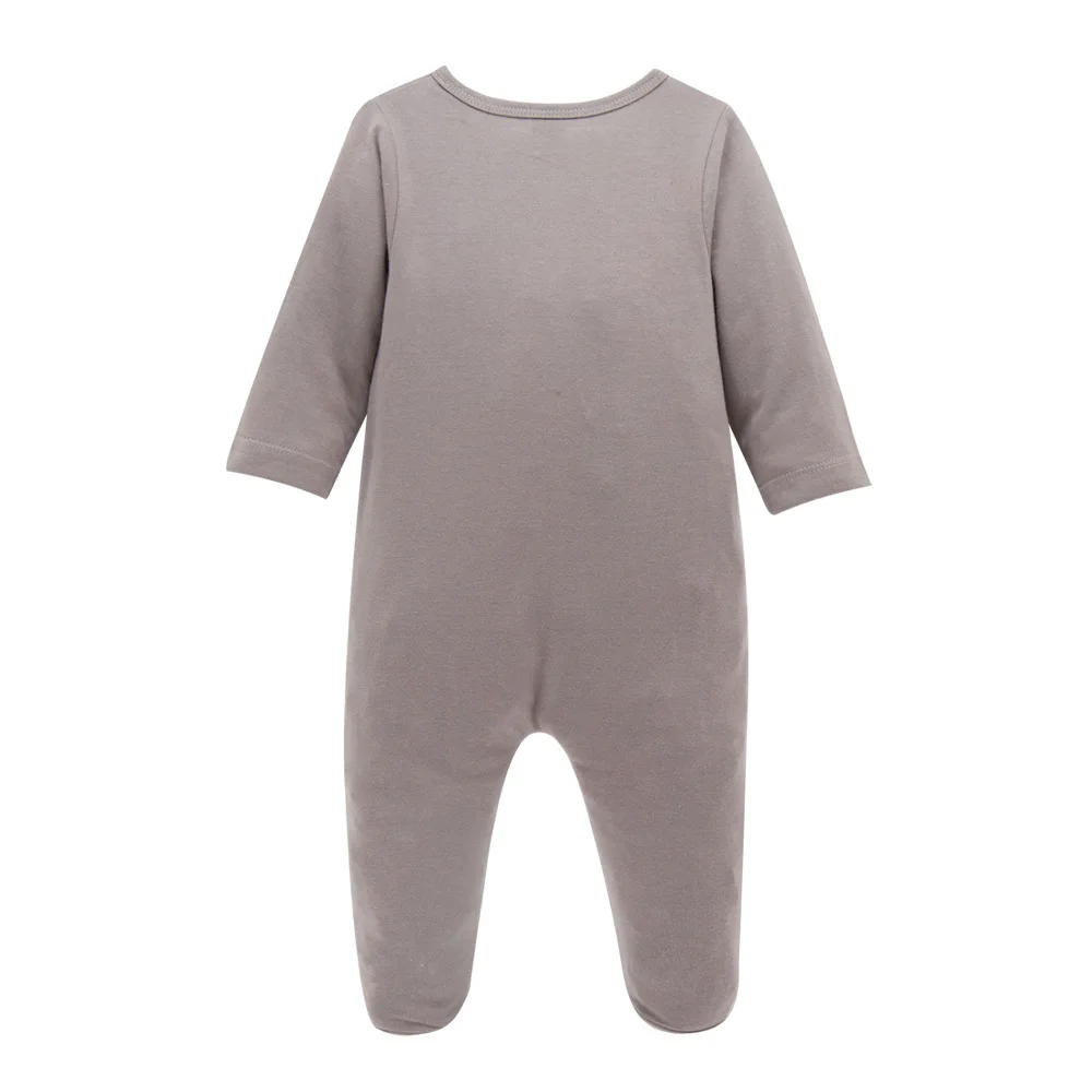 Новые Детские пижамы Детские Комбинезоны Одежда для новорожденных Нижнее белье с длинным рукавом хлопковый костюм осенний комбинезон для мальчиков и девочек
