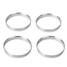 Citall carro 4 pçs cubo de alumínio anéis 74.1 a 72.6 cubo centrado anéis roda furo id = 72.6mm od = 74.1mm para bmw 1 3 4 5 7 series x1 x3