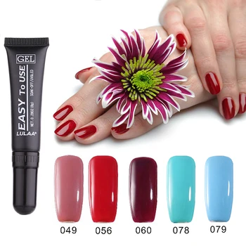 

LULAA 17 Colors 8.5 ML Nail Polish UV Curable Resin UV&LED Shining Soak Off Easily Gel Polish Nails Art TSLM1
