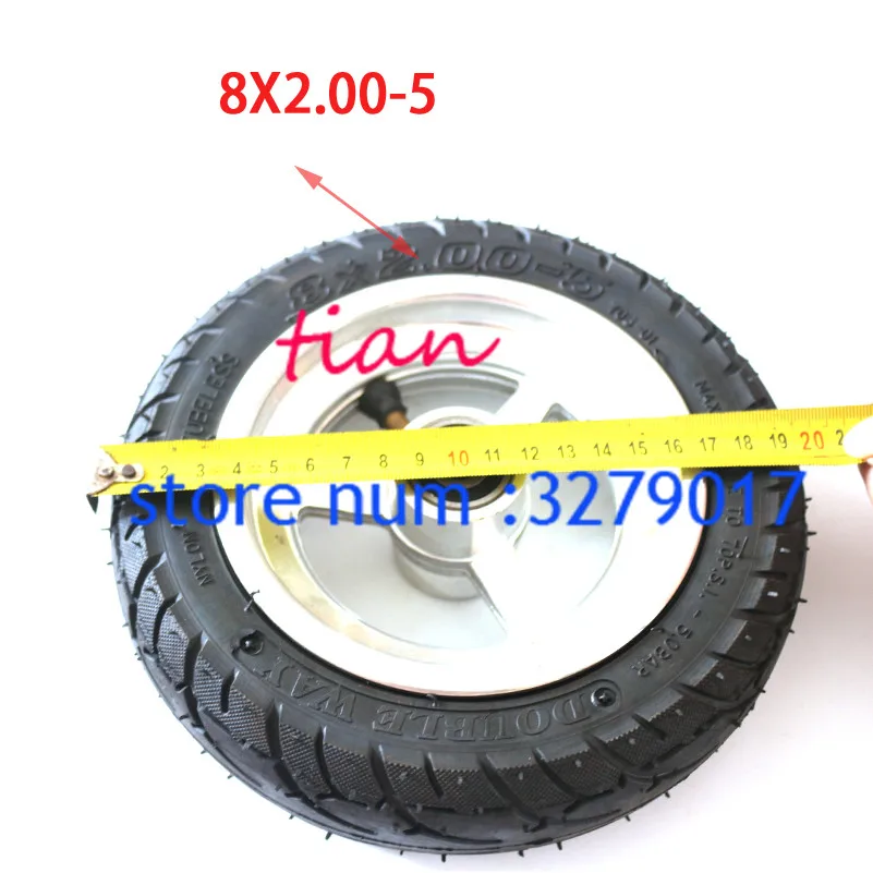 8x2. 00-5 бескамерные шины колеса шины 8X2. 00-5 Ступица колеса карманный велосипед мини велосипед электрический инвалидная коляска колеса мотор