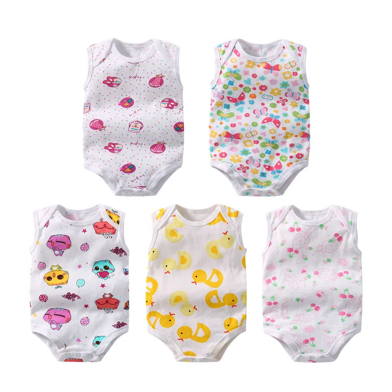 KAVKAS 5 piezas de algodón mamelucos de bebé de verano ropa de bebé niña, ropa de bebé niño ropa Bebe ropa de bebé recién nacido monos KAVKAS 5 piezas de algodón mamelucos de bebé de verano ropa de bebé niña, ropa de bebé niño ropa Bebe ropa de bebé recién nacido monos