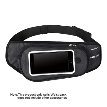 

Unisex Outdoor Sports Running Waist Bag Belt Jogging Key Mobile Phone Money Travel Pouch Large Capacity Fitness Waterproof Bag