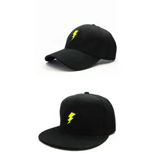 LDSLYJR бейсбольная Кепка с вышивкой молнии из хлопка хип-хоп бейсболка с возможностью регулировки размера шапки для детей и взрослых размер 294