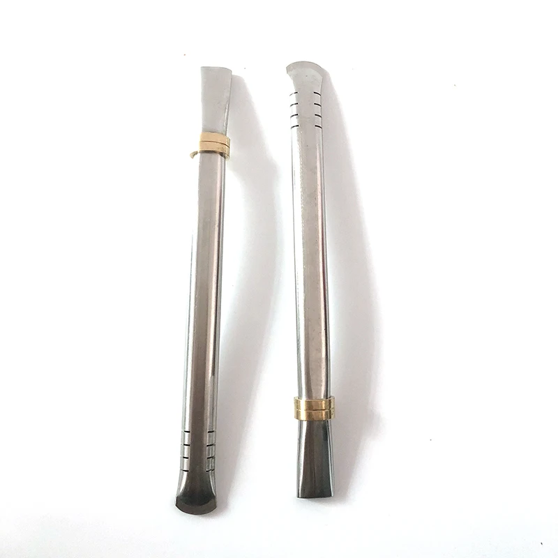 Stainless Steel Drinking Straw Spoon Tea Filter Yerba Mate Tea Straws Bombilla Gourd Washable Bar Accessories Reusable Tea Tools2