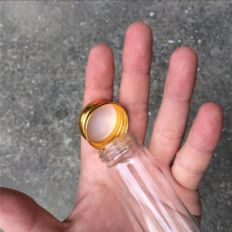 25 шт диаметр 30 мм небольшие стеклянные бутылки с позолоченный навинчивающийся колпачок DIY пять размеров пустые стеклянные банки Желая бутылки подарки