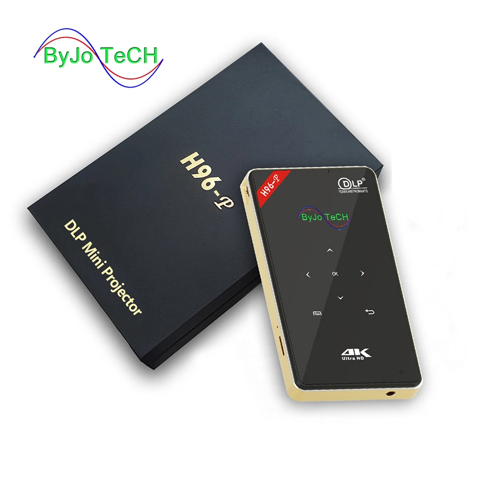 ByJoTeCH H96-P Projector 2G 16G S905 Mini Portable pocket Projector DLP Projector Android proyector Home theater system H96P ByJoTeCH H96-P Projector 2G 16G S905 Mini Portable pocket Projector DLP Projector Android proyector Home theater system H96P