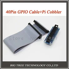 Free shipping 1pcs 40pin Raspberry pi cobbler + 1pcs 40pin GPIO cable for Raspberry pi 2 or Raspberry pi b plus diy kit