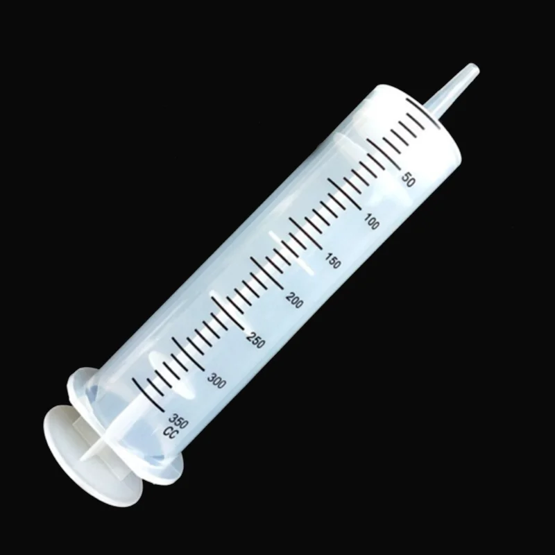 

1pc Large Plastic Capacity Syringe Needle Disposable Measuring Syringe 350ml Practical Feeding Inlet Pump Oil Accessories