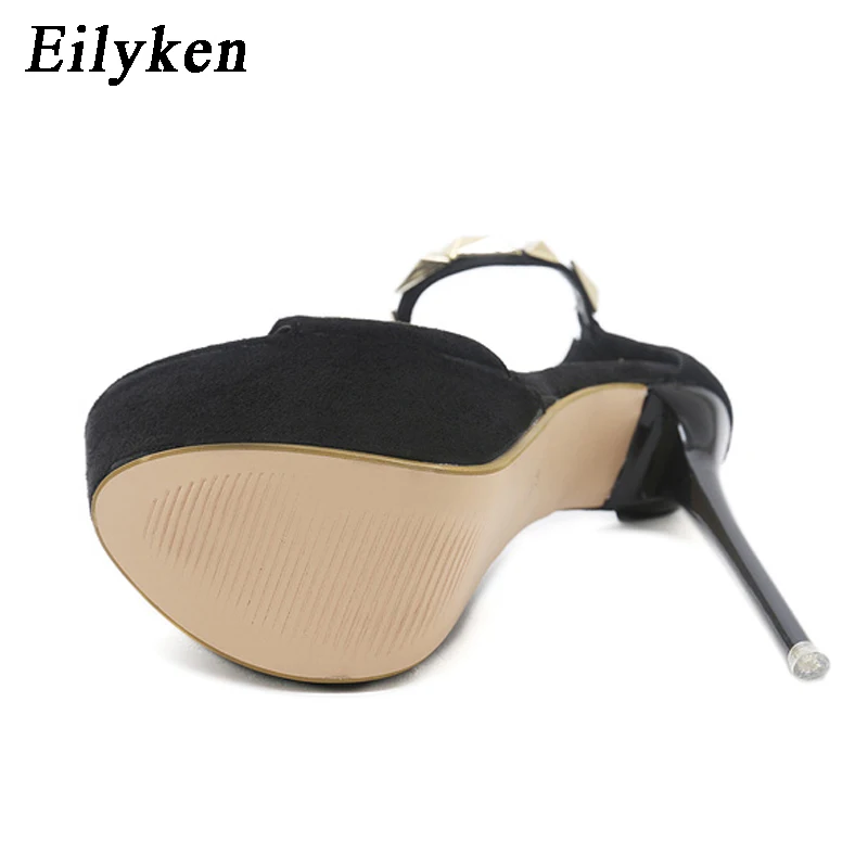 Eilyken/2021 г. Летние женские сандалии гладиаторы Туфли лодочки для клубов вечеринок