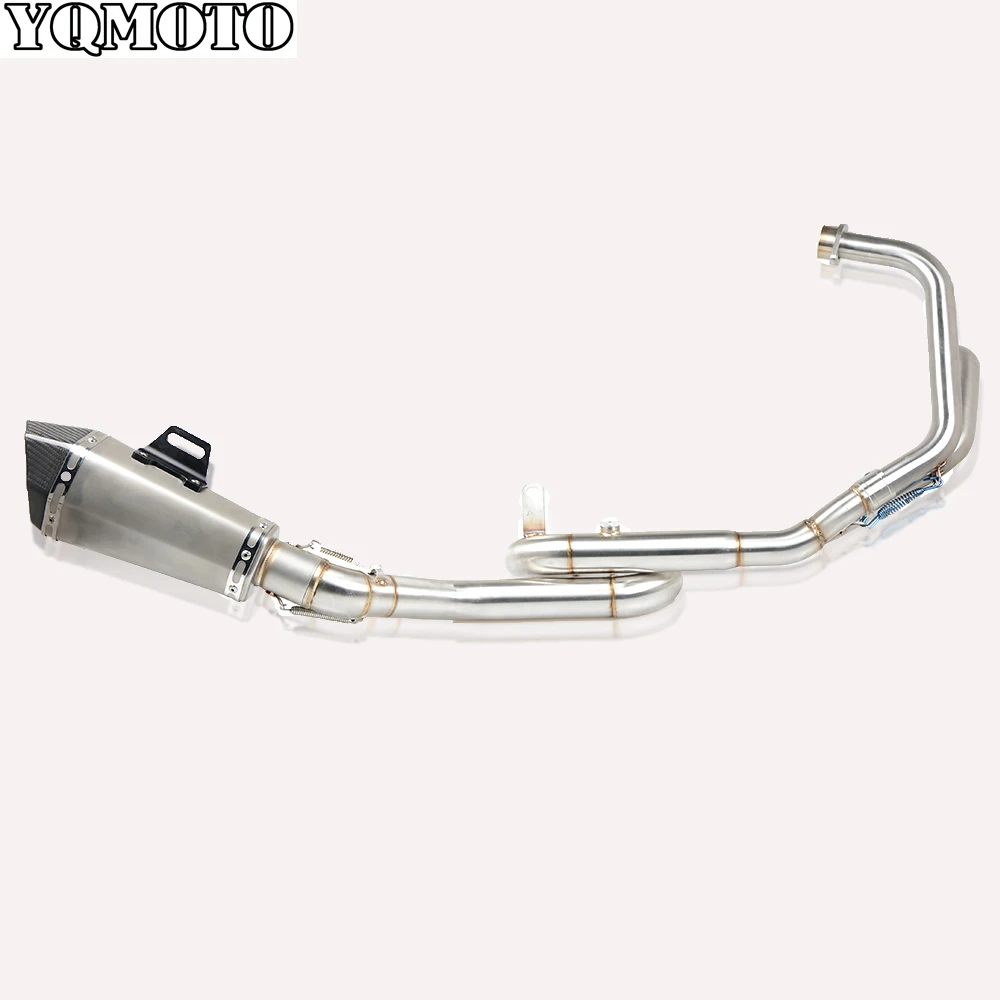 

Motorcycle Exhaust motorcycle pipe muffler exhaust link Mid pipe mid pipe for Yamaha YZF-R3 YZFR3 2014 2015 2016 pit bike