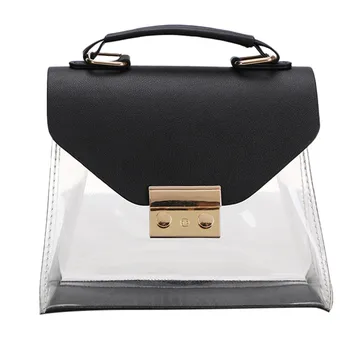 

Woman Bag Fashion Lady Transparent Jelly Scarf Retro Wild Shoulder Messenger ladies hand bags torebka damska shopper woman bag
