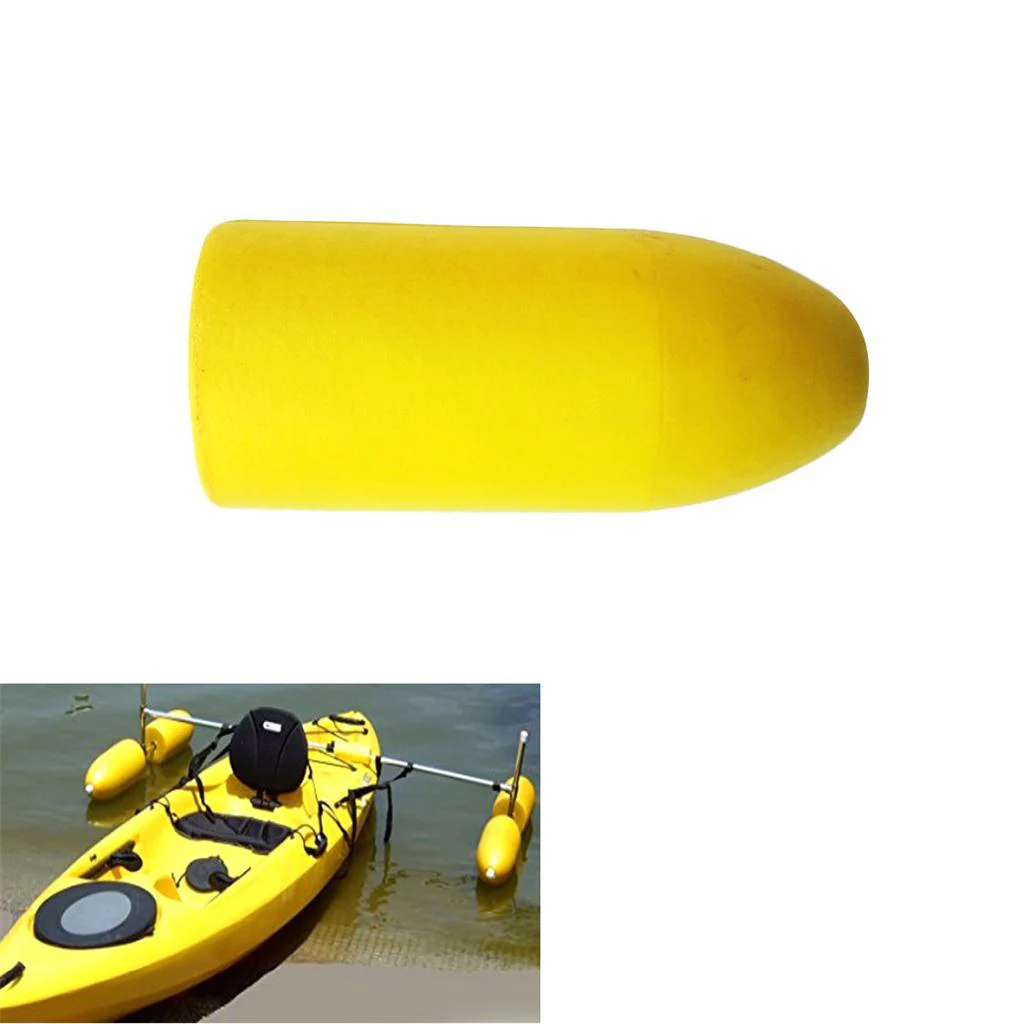 

Heavy Duty Yellow Foam Stabilizer Kayak Outrigger Stabilizer Float for Kayak Canoe Paddling Fishing Beginners